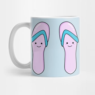 Cute Kawaii Flip Flop Beach Sandals Mug